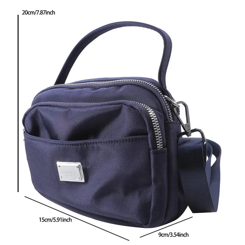 Small Women's Nylon Shoulder Bag CrossBody Tote Purse Phone Daily Messenger