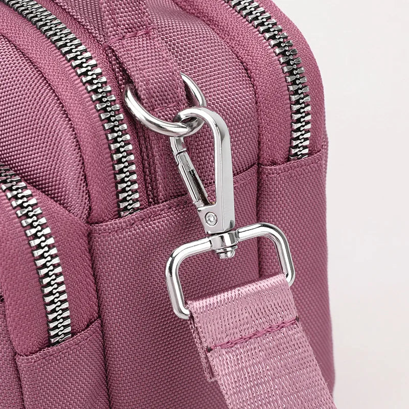 Small Nylon Crossbody Bag for Women Girl Phone Purse Shoulder Tote