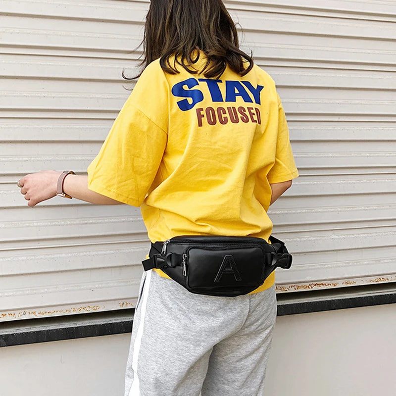 Women's Leather Fanny Pack Crossbody Bag Purse
