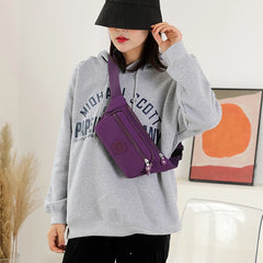 Women's Nylon Waist Pack Casual Travel Shoulder Purse