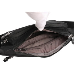 Women's Nylon Waist Pack Casual Travel Shoulder Purse