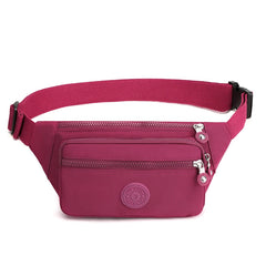 Women's Nylon Waist Pack Casual Travel Shoulder Purse