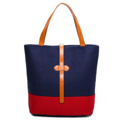 Canvas Handbags Large-capacity Women's Shopping Bags Art Hit Shoulder Bag