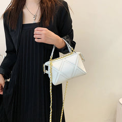 Mini Chain Crossbody Bags for Women PU Leather Handbags and Purses Shoulder Bag