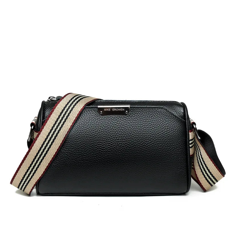 Vintage Leather Crossbody Bag for Women Small Shoulder Bags