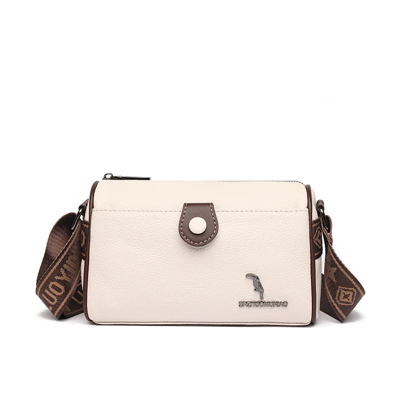Leather Sling Handbags Vintage Shoulder Messenger Bags for Women