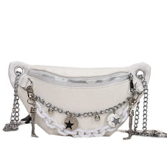 Waist Bag Female Chain Chest Bags Female Belt Bag High Messenger Bag