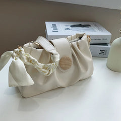 Bowknot Shoulder Bag Chain Crossbody Satchel Handbag