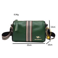 Casual Vintage Leather Tote Shoulder Handbag for Women