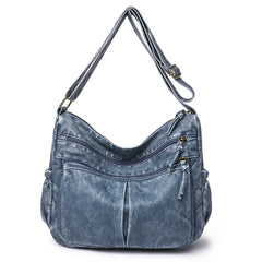 Leather Crossbody Bags for Women Ladies Handbags High Shoulder Bag