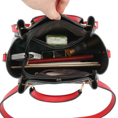Women Handbag High PU Leather Shoulder Crossbody Bags Tote Bag
