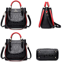 Women Handbag High PU Leather Shoulder Crossbody Bags Tote Bag