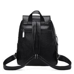 Women Backpack School Bags Girls Leather tassel Shoulder Travel Mochila