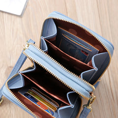 Mini Crossbody Shoulder Bag Women High Cell Phone Pocket Ladies Purse