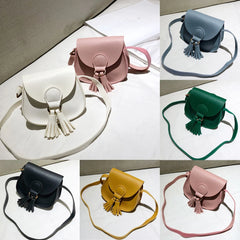 Kids Sweet PU Leather Crossbody Shoulder Bag