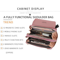 Women Small Shoulder Bags Soft PU Leather Ladies Mini Crossbody Messenger Bag