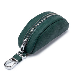 Leather Car Key Holder Wallets Women Lipstick Change Purse Zipper Key Cover Bag