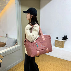 Nylon Travel Duffle Foldable Large Capacity Women Shoulder Bags