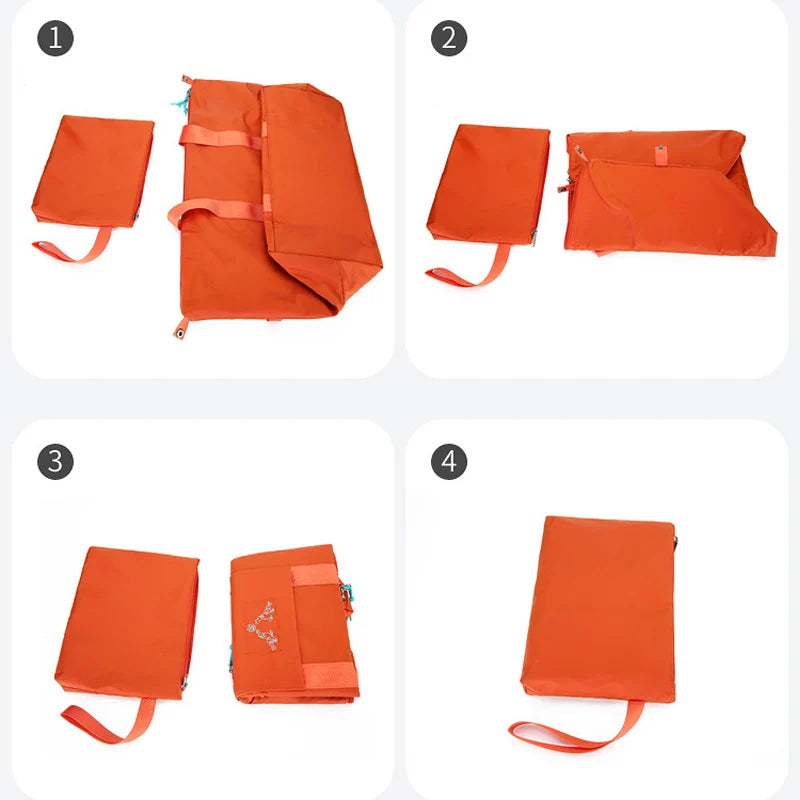 Nylon Travel Duffle Foldable Large Capacity Women Shoulder Bags