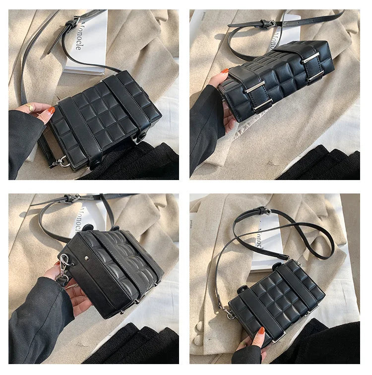 Wild Personality Square Bag Retro Shoulder Slung Bag