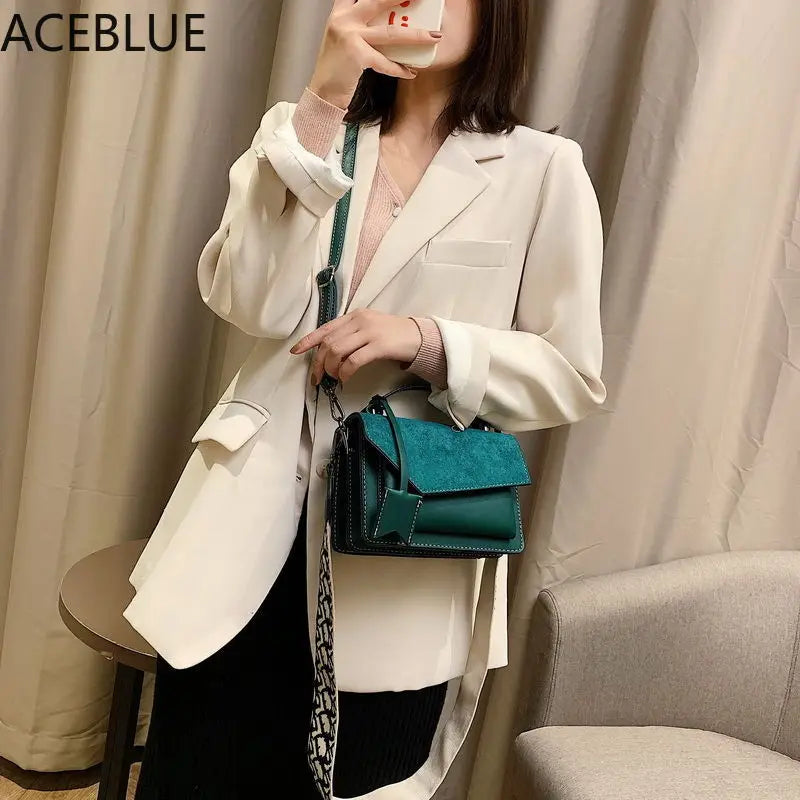 Frosted Shoulder Bag Small Square Bag