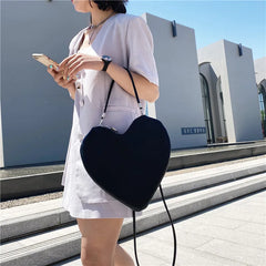 Plaid Shoulder Bag for Women Love Handbag and Purse High Women Armpit Bag