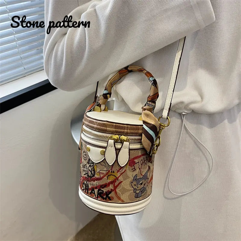 Women's High PU Tote Bag Handbag Crossbody Satchel