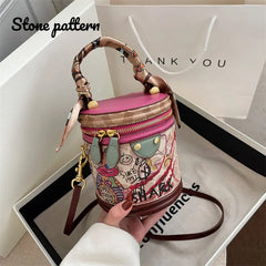 Women's High PU Tote Bag Handbag Crossbody Satchel