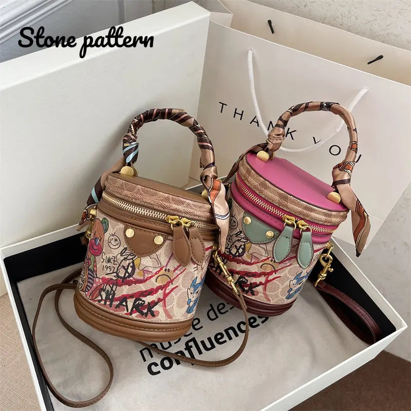 Women's High PU Tote Bag Handbag Crossbody Satchel