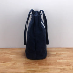 Canvas Bucket Bags Women Foldable Shoulder Bag Large Capacity Tote