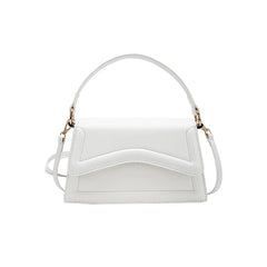 Solid Leather Shoulder Bag Small Handbag And Purse Women's Bag