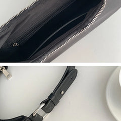 Casual Nylon Zipper Underarm Bag Ladies Handbags