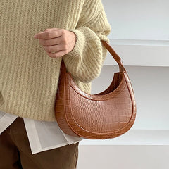 Casual Nylon Zipper Underarm Bag Ladies Handbags