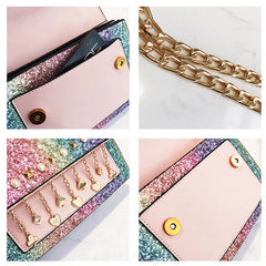 Women's Pearl Chain Crossbody Bag Messenger Bag