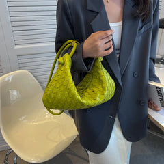 Summer Weave Bag Women's Shoulder Bags Retro Woven Crossbody Bag
