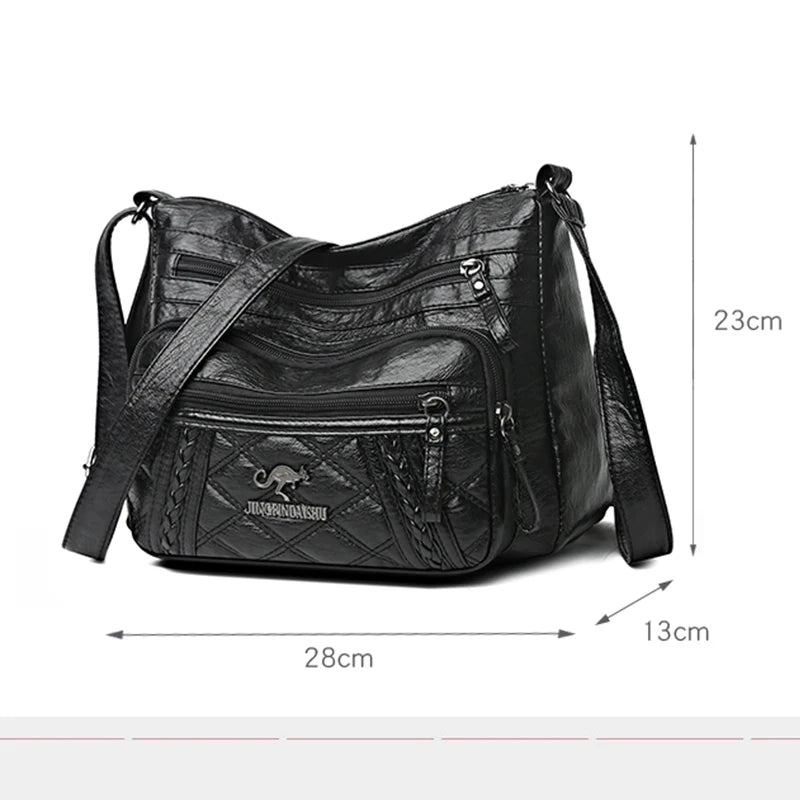Vintage Women's Bag Retro Handbags for Women Classic Shoulder Bag