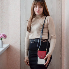 Mini Crossbody Bag Women Casual Flap Shoulder Bag Ladies Small Cell Phone Bag