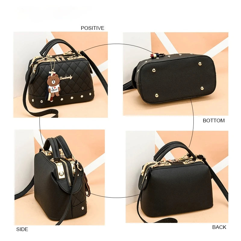 Women Leather Handbags High Shoulder Bags Ladies Handbags PU Leather