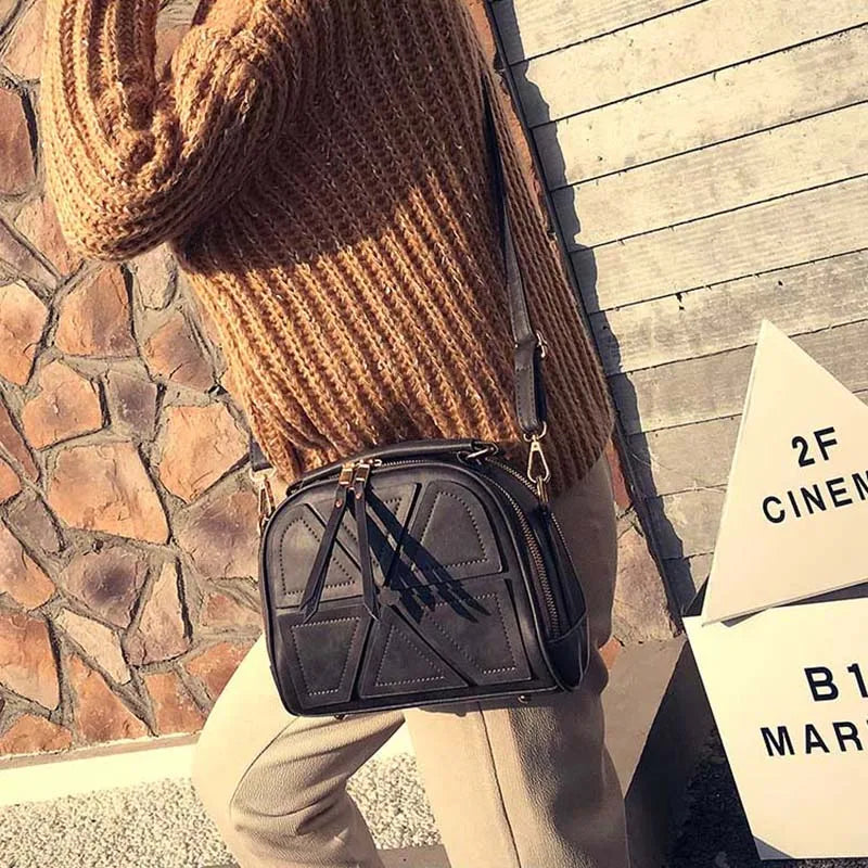 Women Shoulder Bag Crocodile Pattern Handbag Small Messenger Bags
