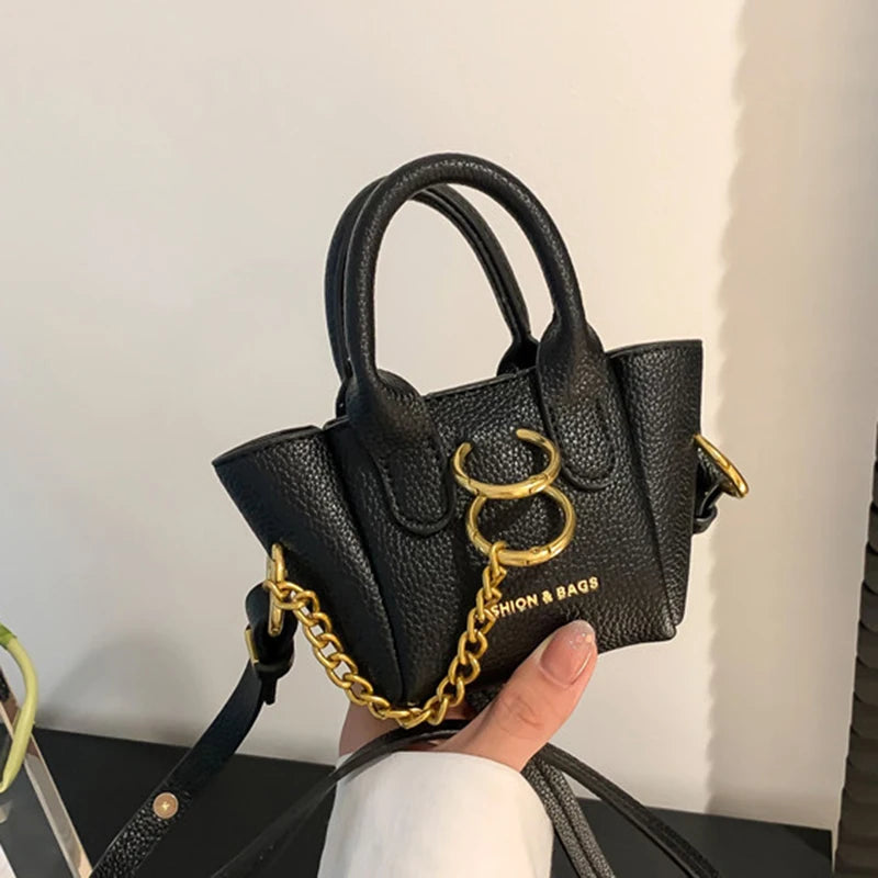 Neon Small Handbag Party Clutch Chain Shoulder Bag Mini Tote