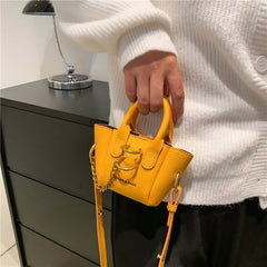 Neon Small Handbag Party Clutch Chain Shoulder Bag Mini Tote