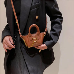 Neon Small Handbag Party Clutch Chain Shoulder Bag Mini Tote