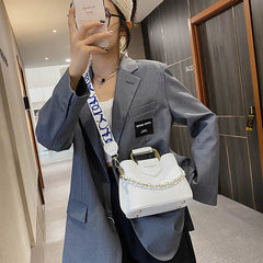 Women's Bucket Handbags High PU Leather Shoulder Crossbody Bags