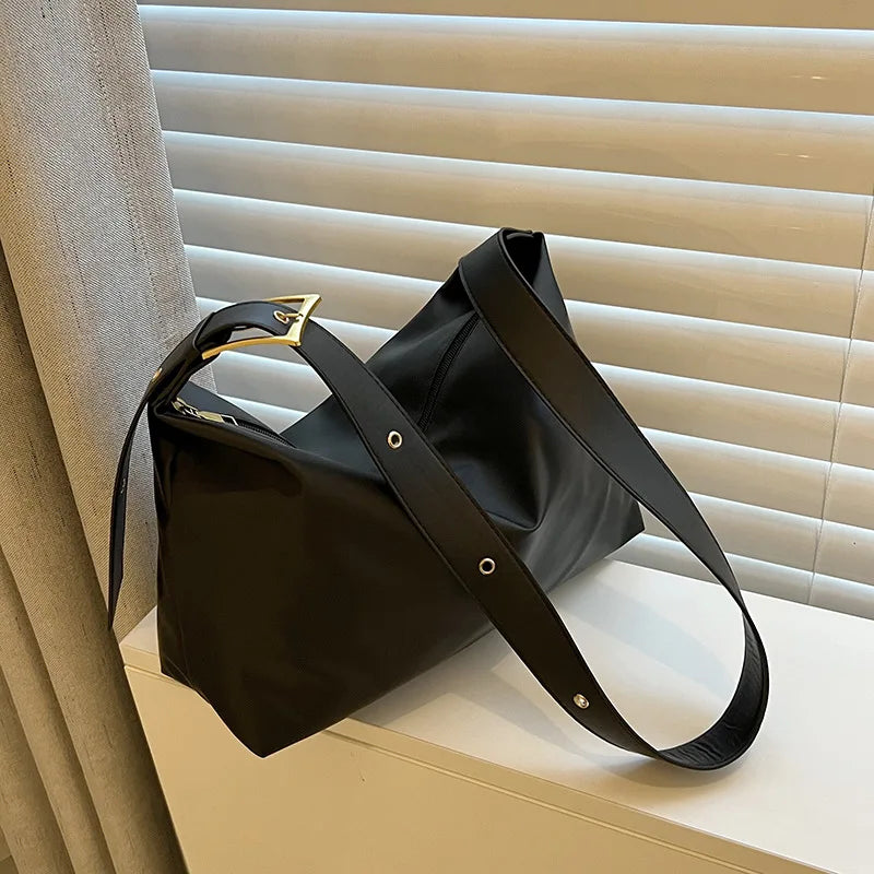 Women's Crossbody Bag Large Handbag PU Leather Shoulder Messenger Bag