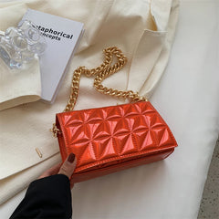 Quilted Shoulder Purse And Handbag Women Clutch Bag