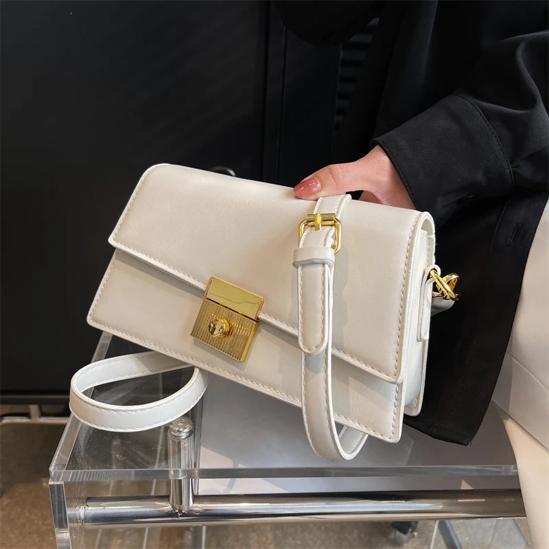 Women's Shoulder Bag Travel Handbag Purse Female Bag Flap Messenger Small Pu Lea