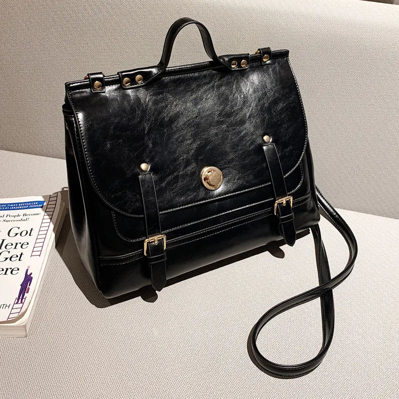 Women Backpacks Pu Leather Multifunction Female Shoulder Bags Tote