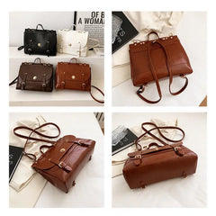 Women Backpacks Pu Leather Multifunction Female Shoulder Bags Tote