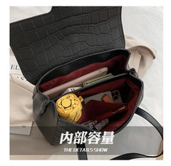 Stone grain Shoulder Bag Winter Female Tote