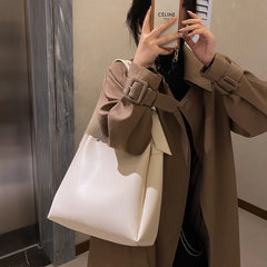 Women's Large Capacity PU Shoulder Bag